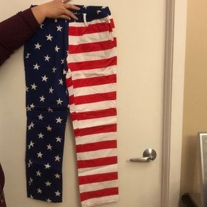Men’s American flag pants